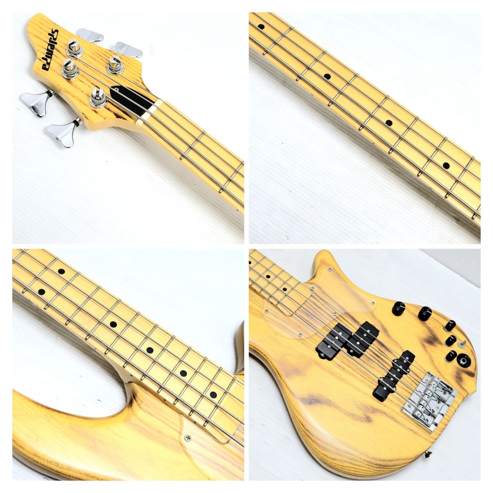 正常動作品】Edwards E-BB-145/M SBN エレキベース ケース付き - メルカリ