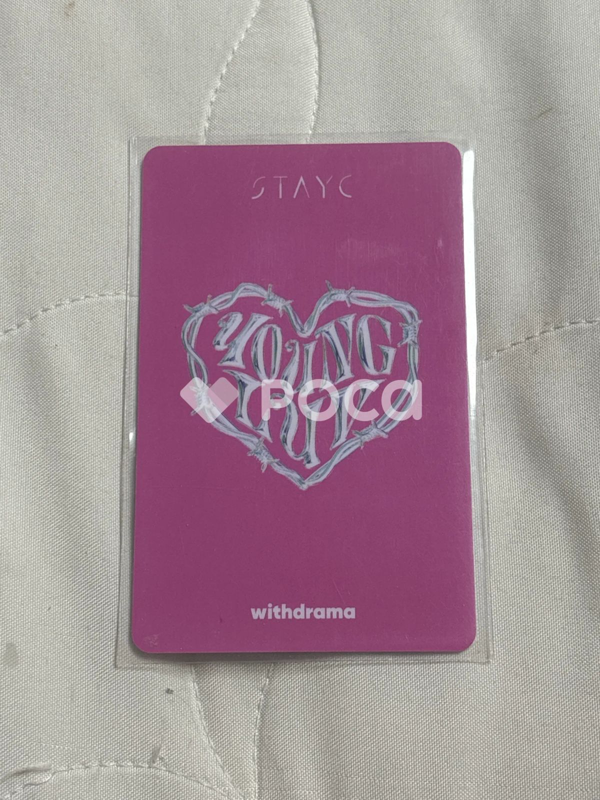 STAYC スミン YOUNG-LUV.COM WITHDRAMA ラキドロ - メルカリ