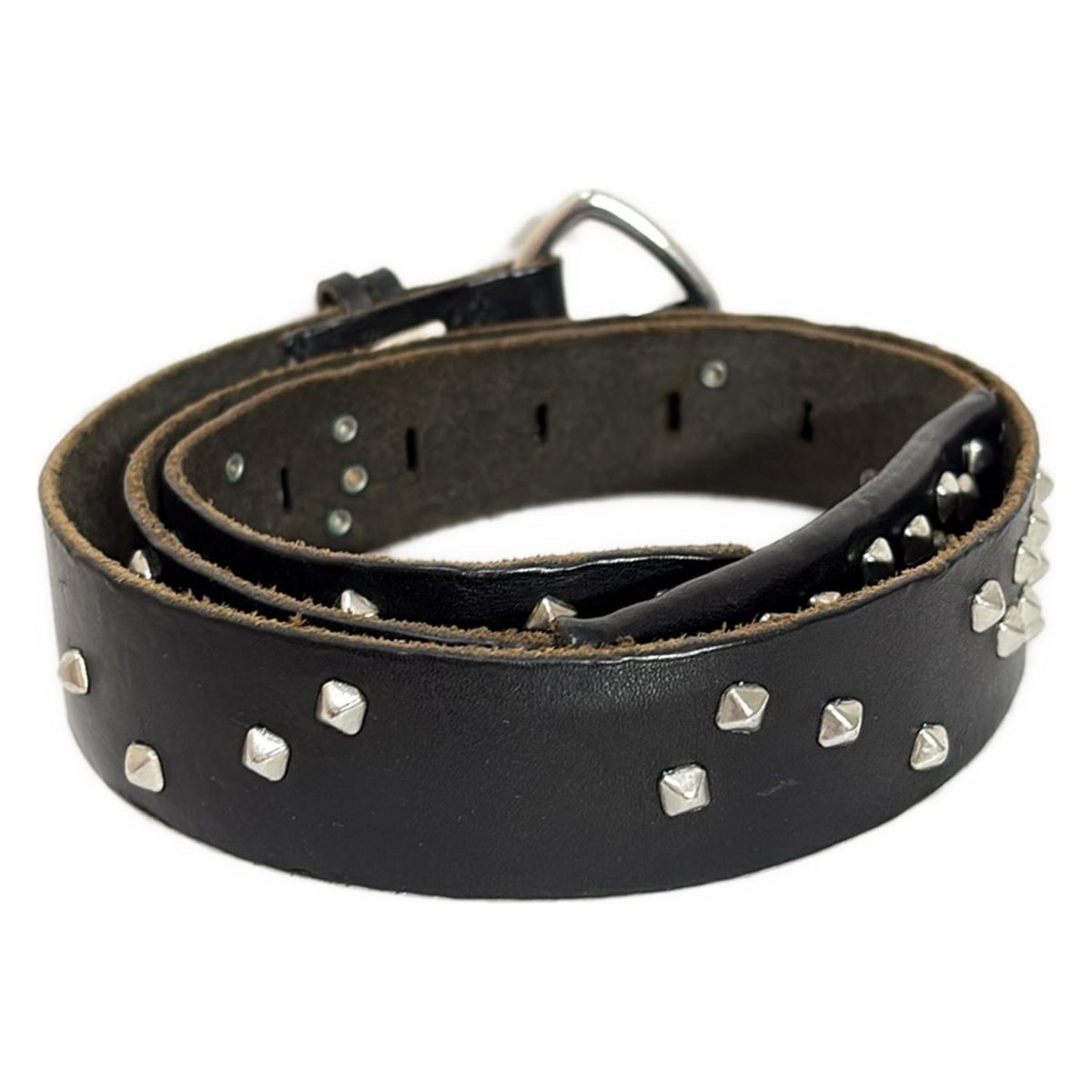 DIESEL(ディーゼル) ベルト 80 - 黒 スタッズ レザー - メルカリ