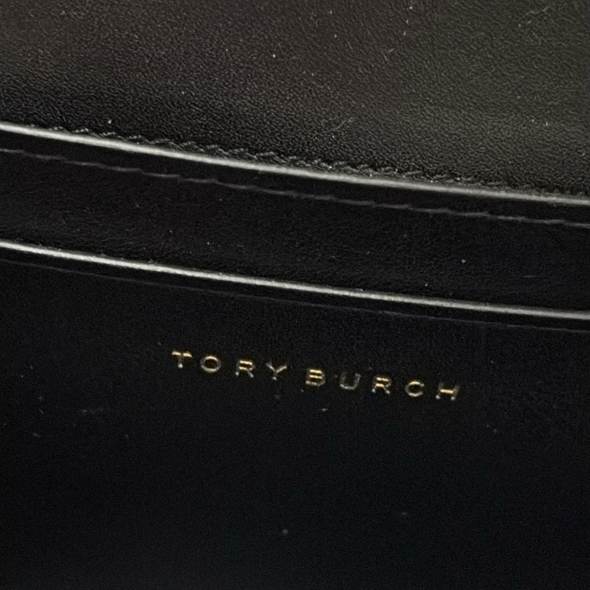 TORY BURCH(トリーバーチ) 名刺入れ - 黒 キルティング レザー - メルカリ