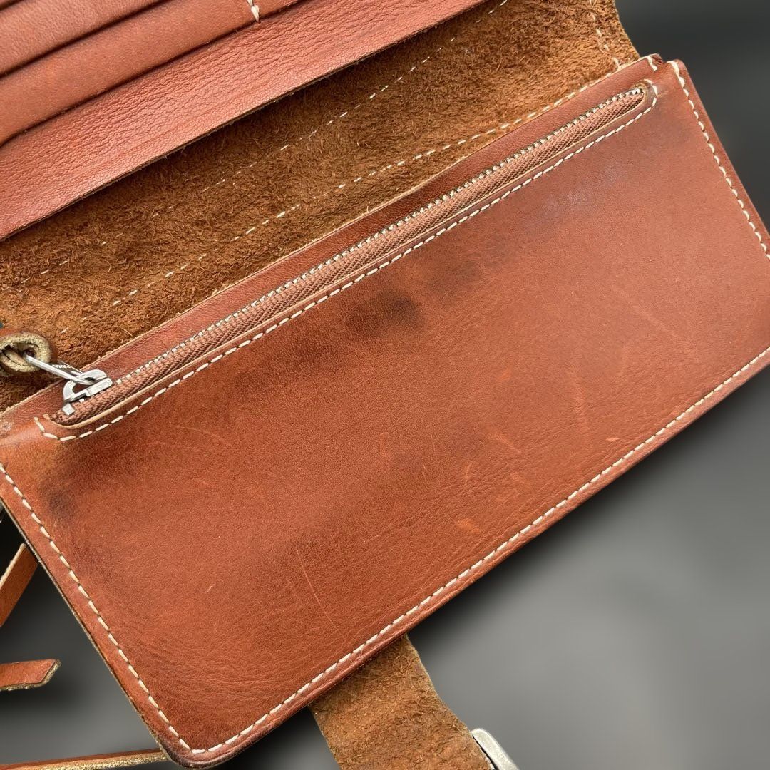 Red Wing 本革レザー 長財布 ウォレットロープ付き ロングウォレット
