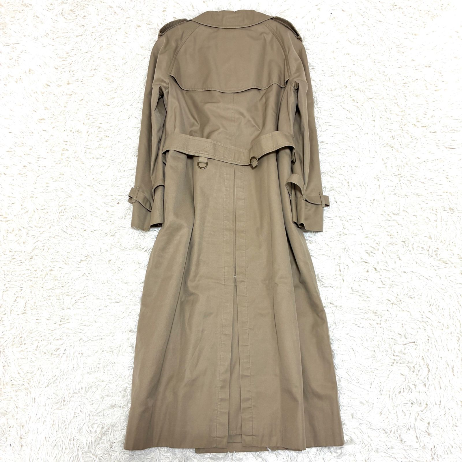 美品 BURBERRY バーバリー トレンチコート ノバチェック ライナー付き
