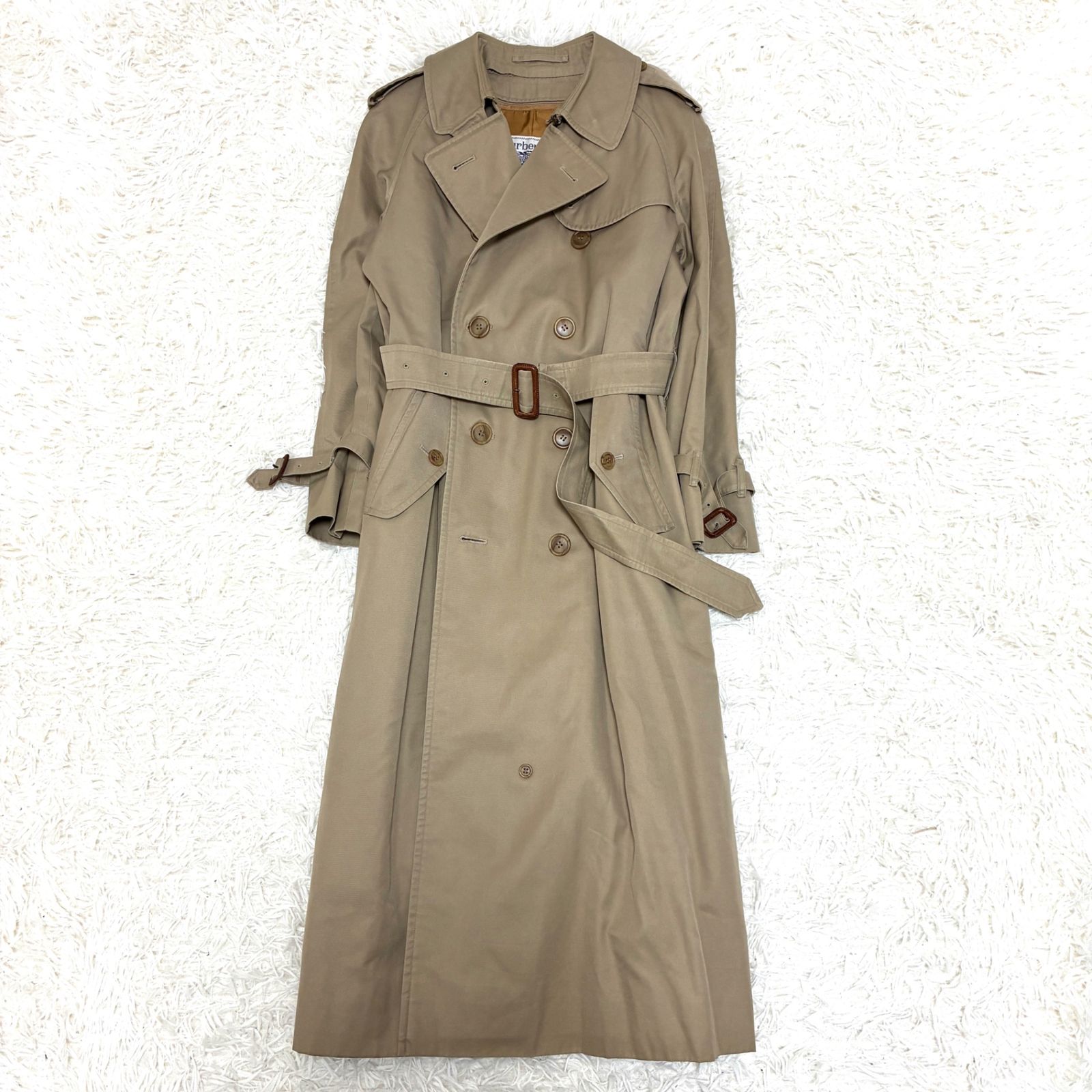 美品 BURBERRY バーバリー トレンチコート ノバチェック ライナー付き