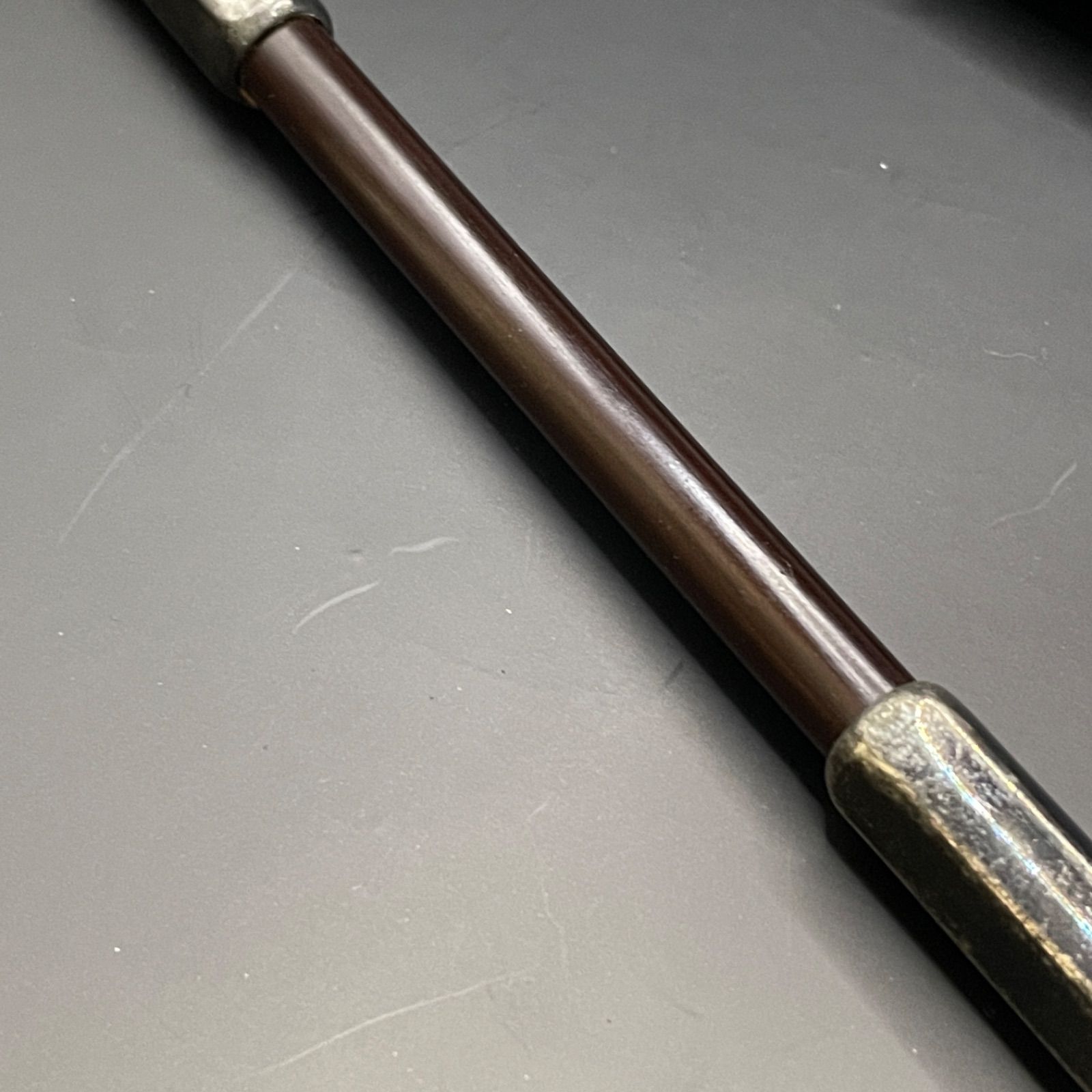 豪華3点セット】煙管（キセル）20cm ＋ 市松模様キセル入れ ＋ レザー