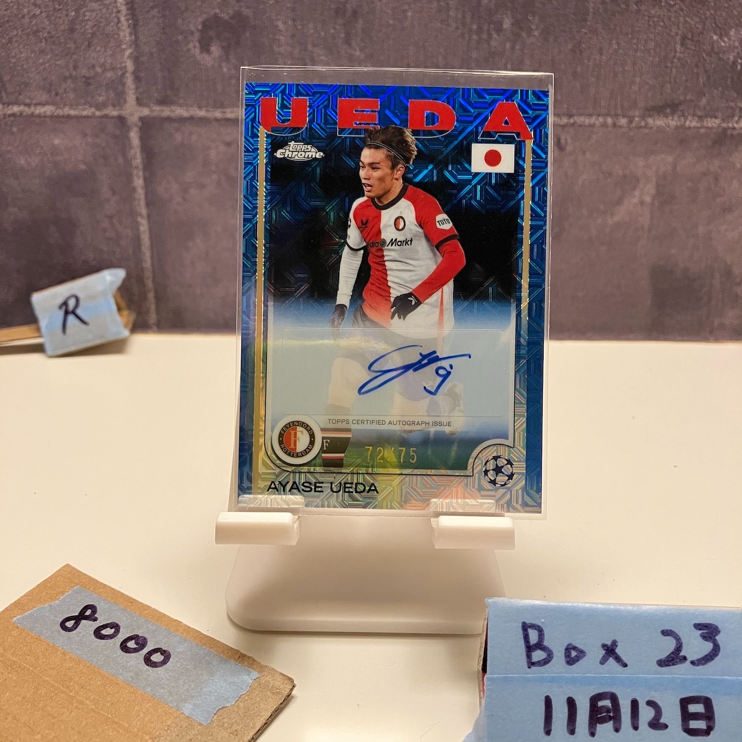 f(x) クリスタル サイン入りメッセージ レア ミントモール / MINT 千葉店 / Topps Jリーグ デラックス 2024 長倉幹