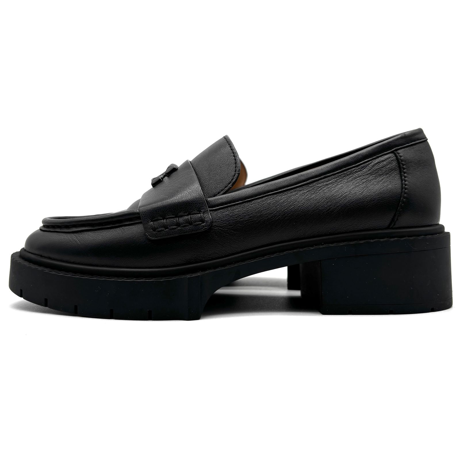 未使用保管品 COACH コーチ リア ローファー 革靴 レザー 本革 C金具