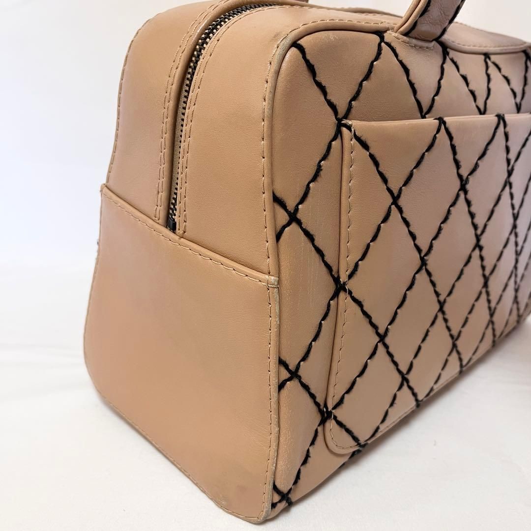 CHANEL シャネル ワイルドステッチ ハンドバッグ ミニボストンバッグ