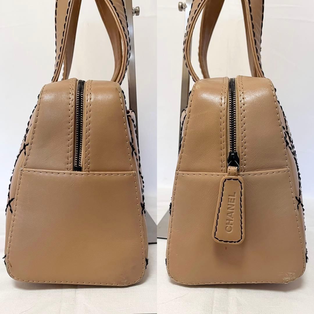 CHANEL シャネル ワイルドステッチ ハンドバッグ ミニボストンバッグ
