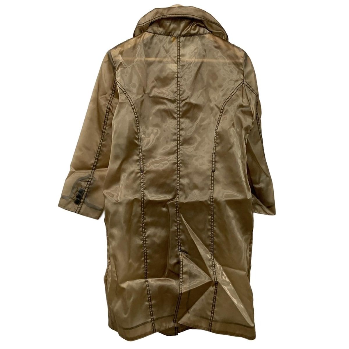 希少】 FENDI ウール コート ダブルフェイス カーキ ロング 40 FENDI