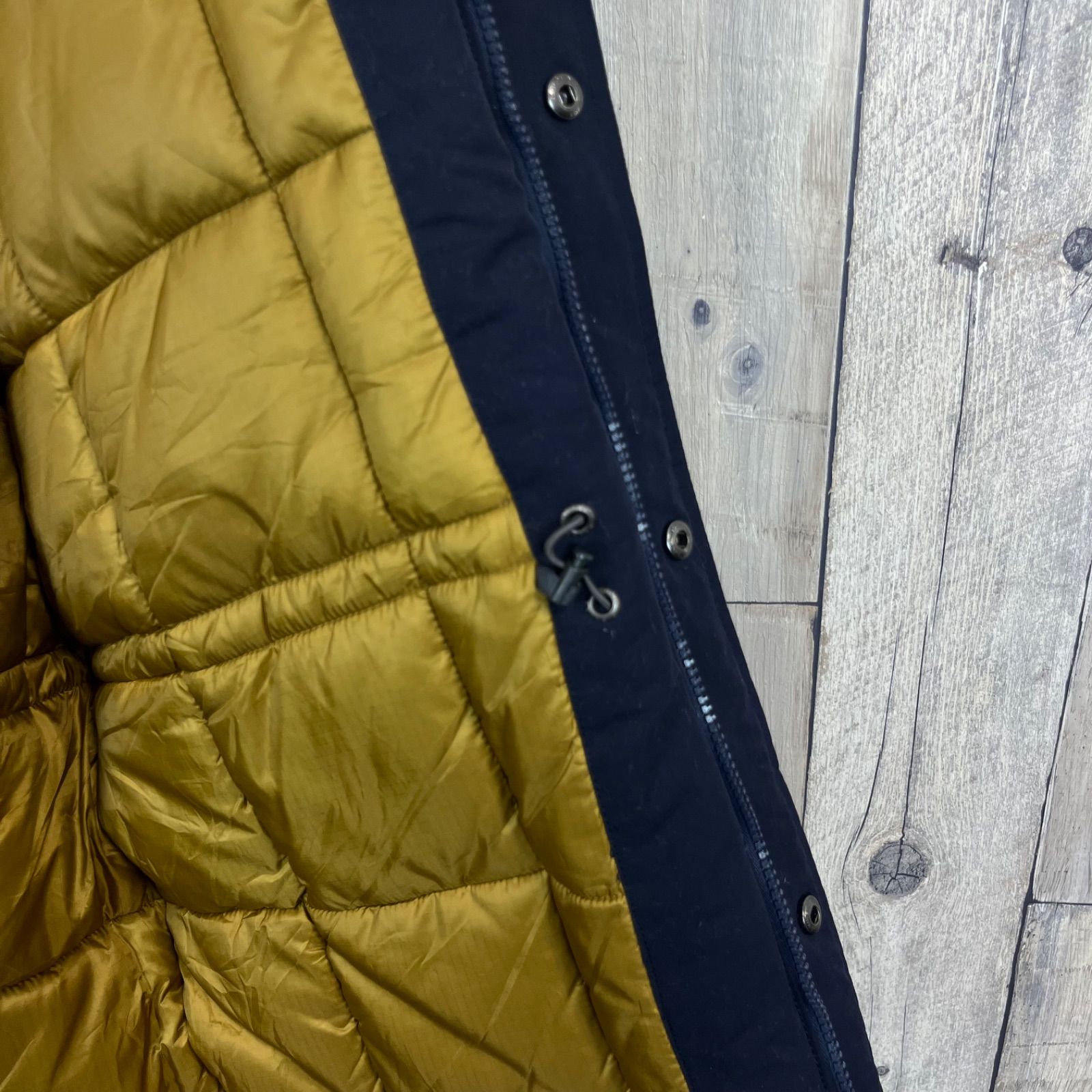 Eddie Bauer エディーバウアー ネイビー フード 取り外し可能 肉厚