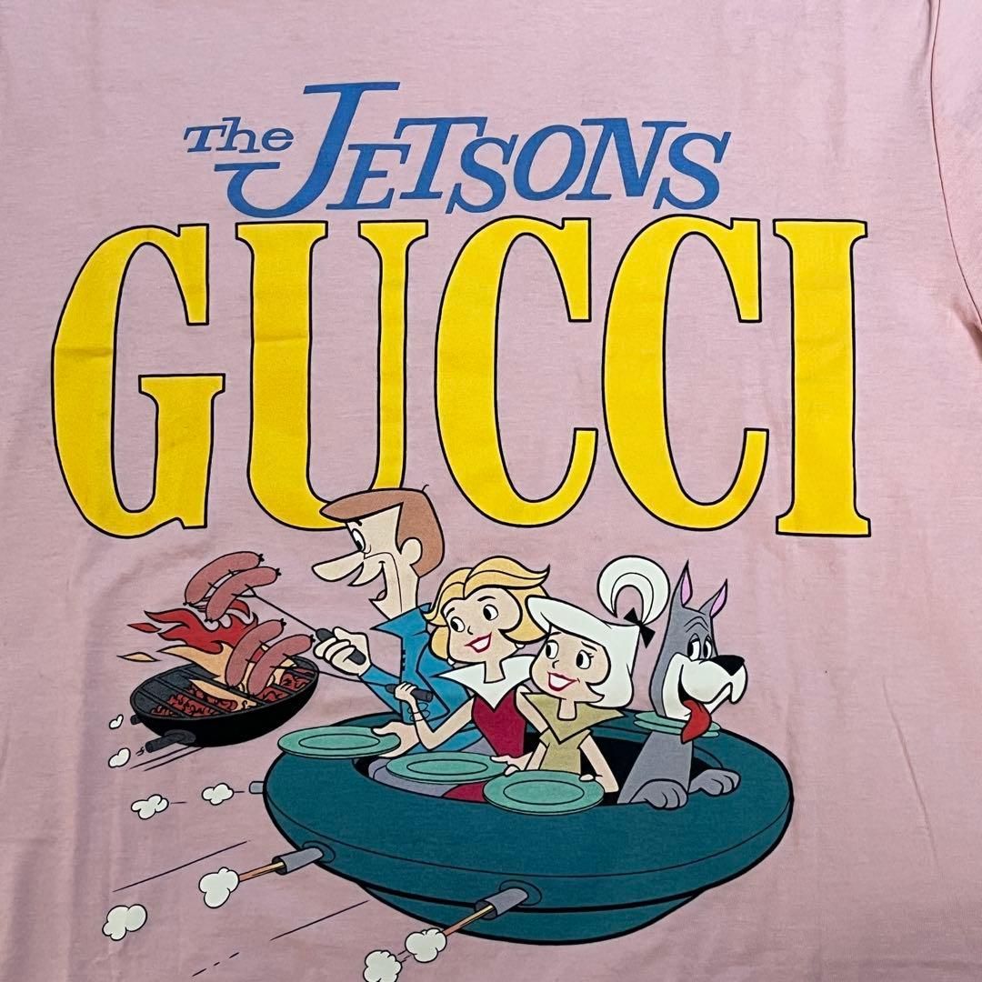 GUCCI グッチ ジェットソン キッズ Tシャツ ピンク 12 150/72 - メルカリ