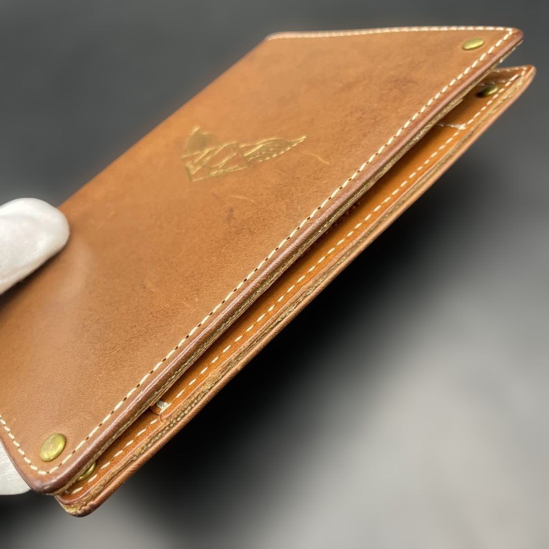 RRLダブルアールエル パスポートケース 本革レザー ブラウン Double RL