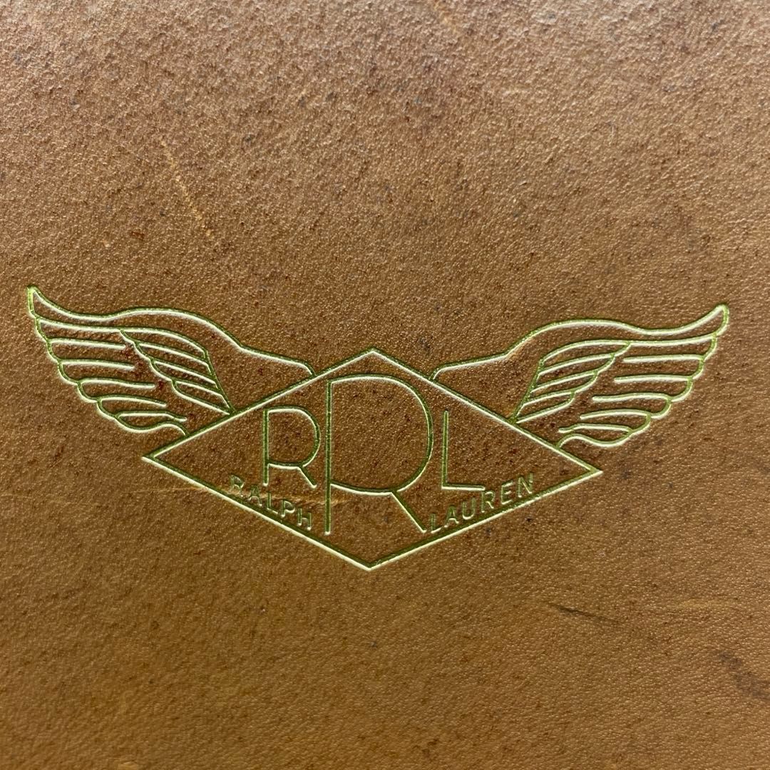 RRLダブルアールエル パスポートケース 本革レザー ブラウン Double RL