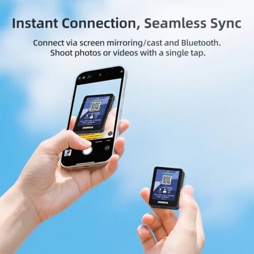 新品】SHIMBOL Vlogセルフィーモニター画面 CP5 Mini 2 iPhone用バック