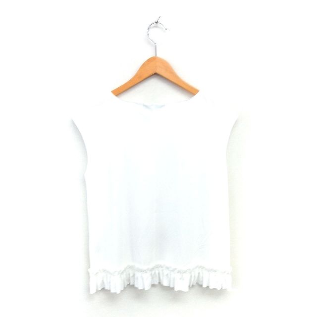 エムプルミエ M-Premier カットソー ブラウス ボートネック フリル