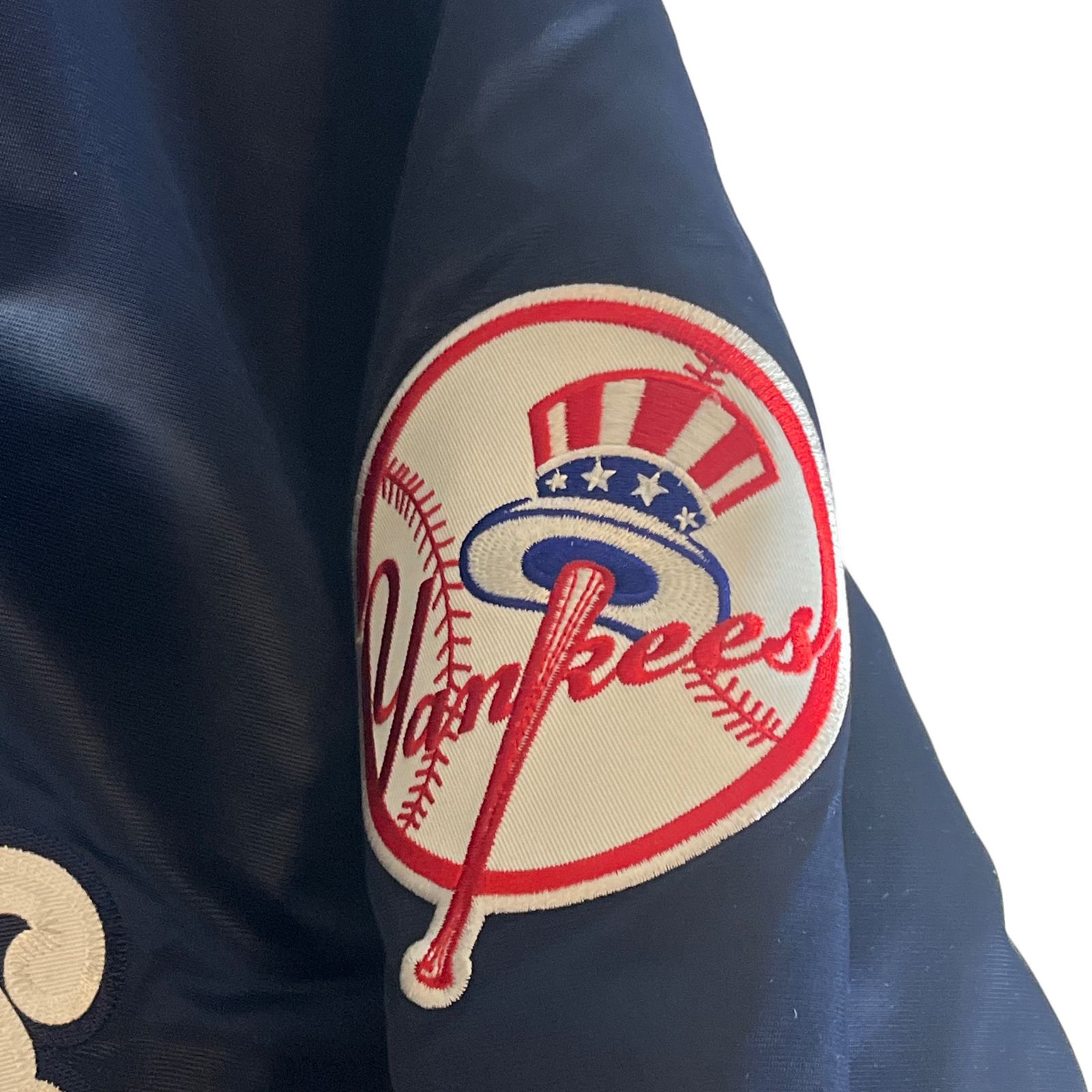 デッドストック】Majestic New York Yankees ナイロンスタジャン L