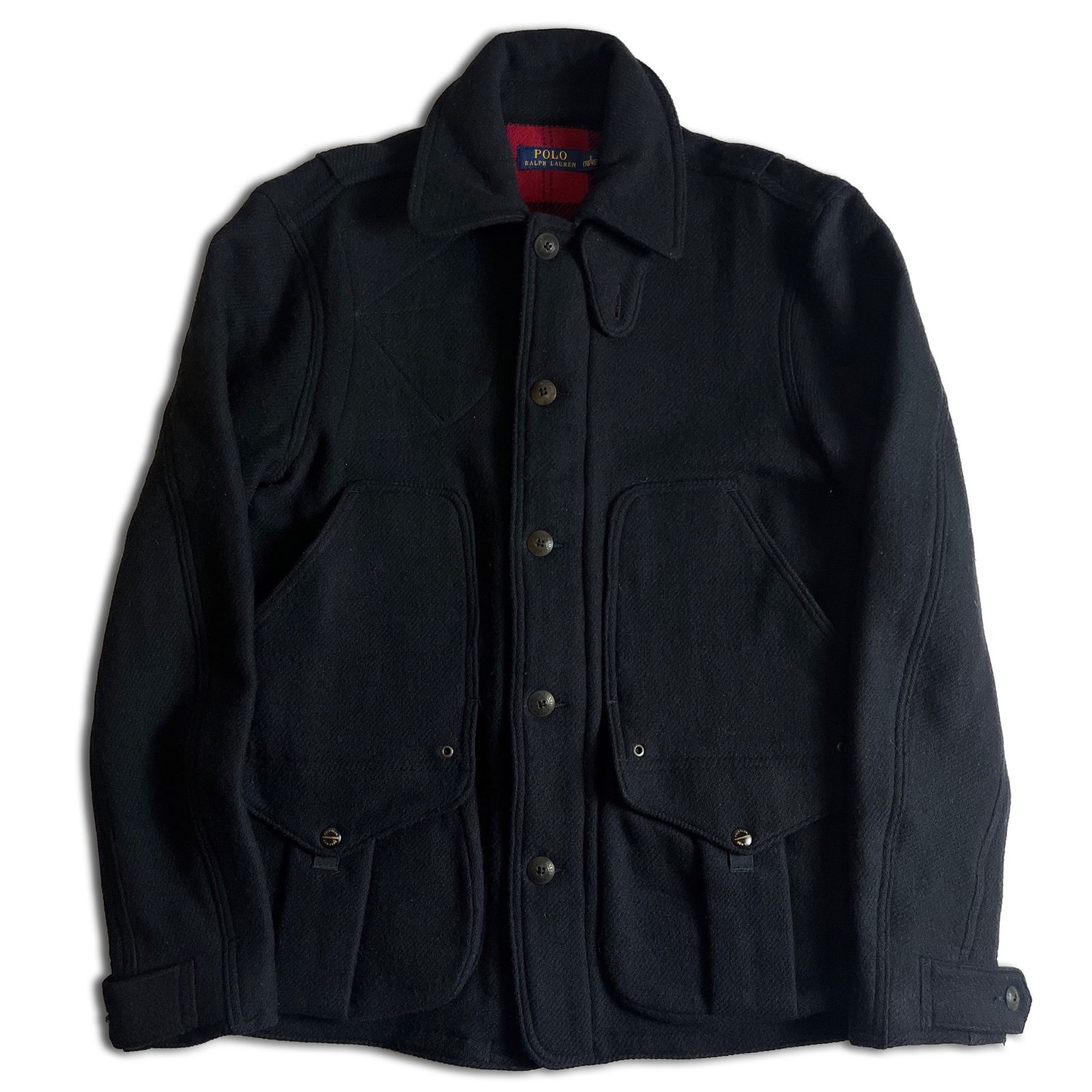 Polo by Ralph Lauren レザー ウール ハンティングジャケット POLO