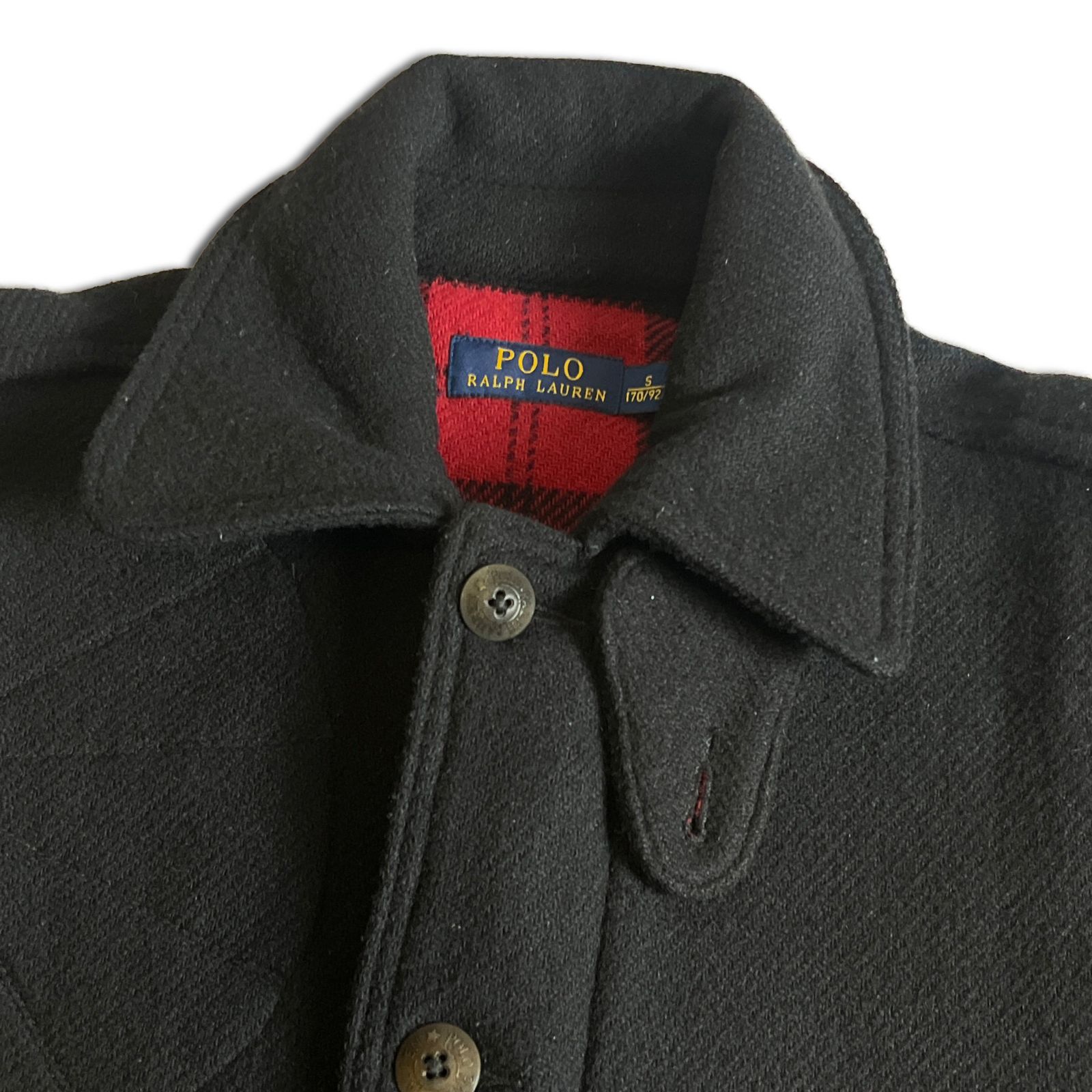 POLO RALPH LAUREN ウール ハンティングジャケット S ブラック ラルフ