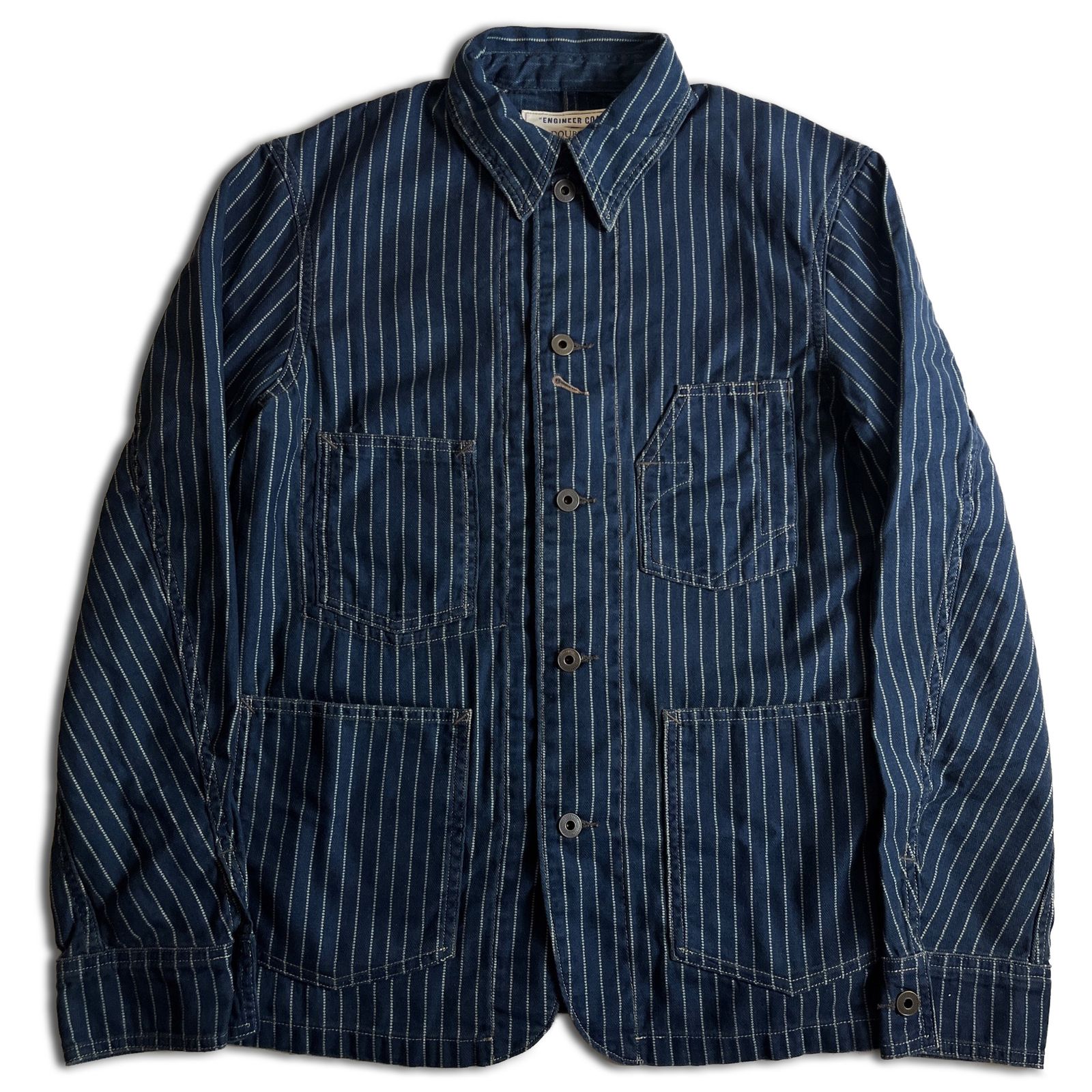 極美品】25ss RRL Wabash Engineer Coat ウォバッシュ ストライプ