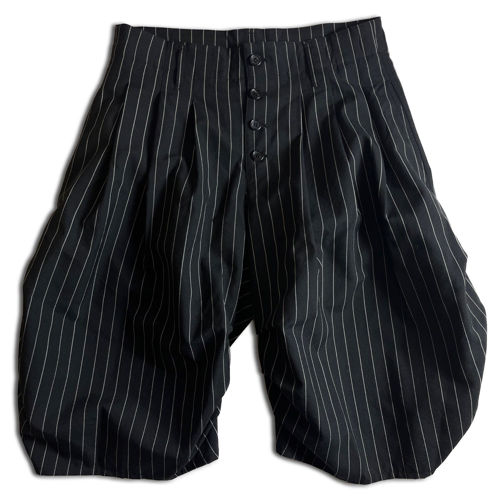 極美品】CHRISTOPHER NEMETH ストライプ ワイドショートパンツ M