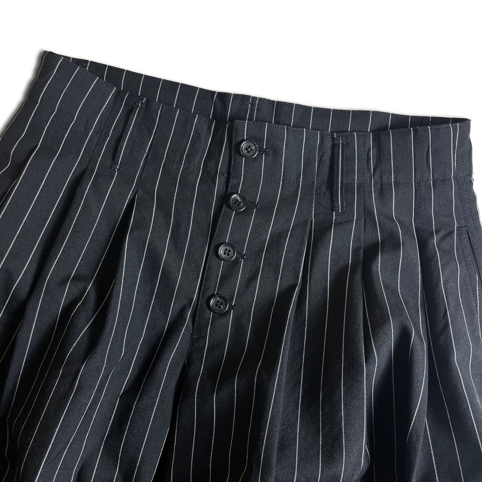 極美品】CHRISTOPHER NEMETH ストライプ ワイドショートパンツ M