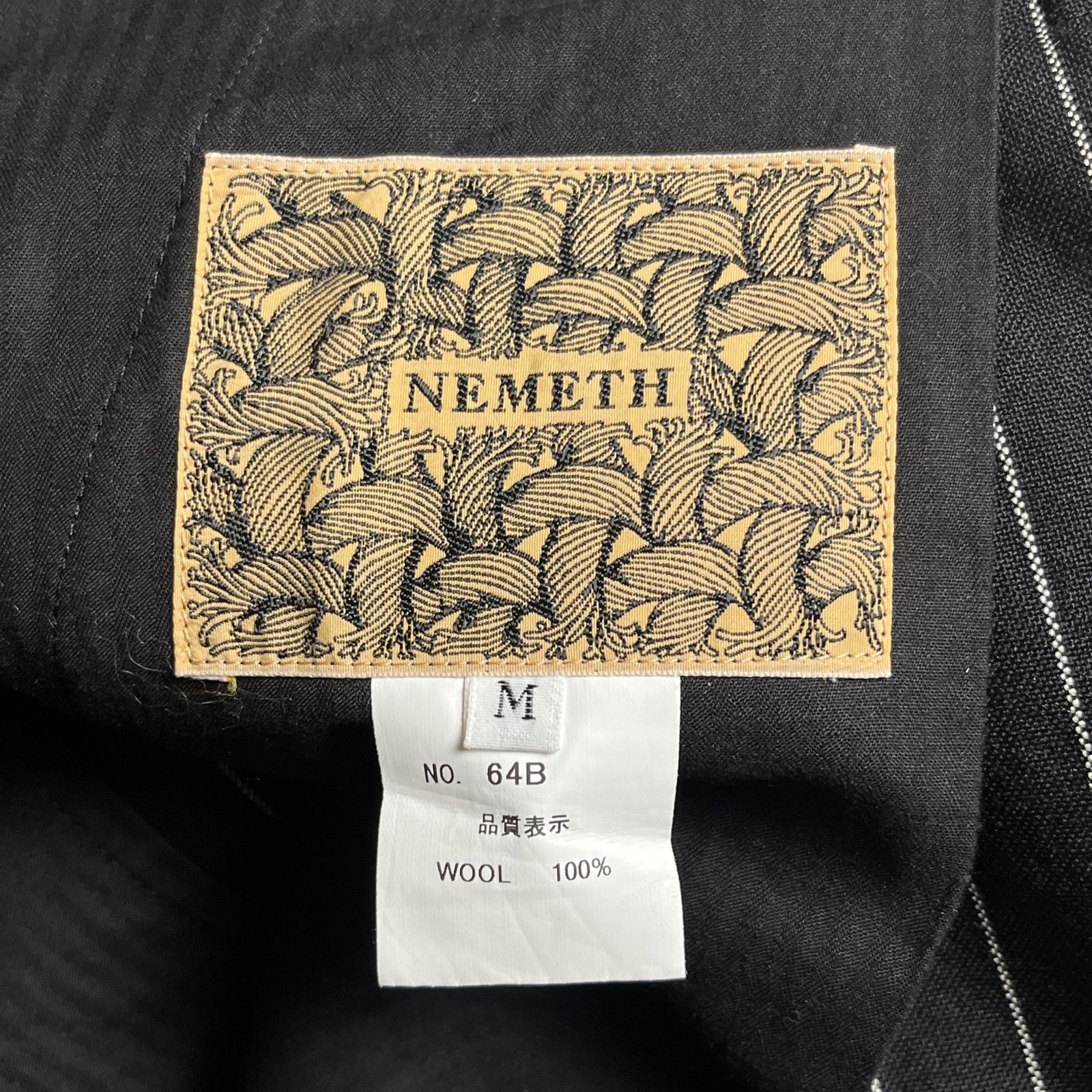 極美品】CHRISTOPHER NEMETH ストライプ ワイドショートパンツ M