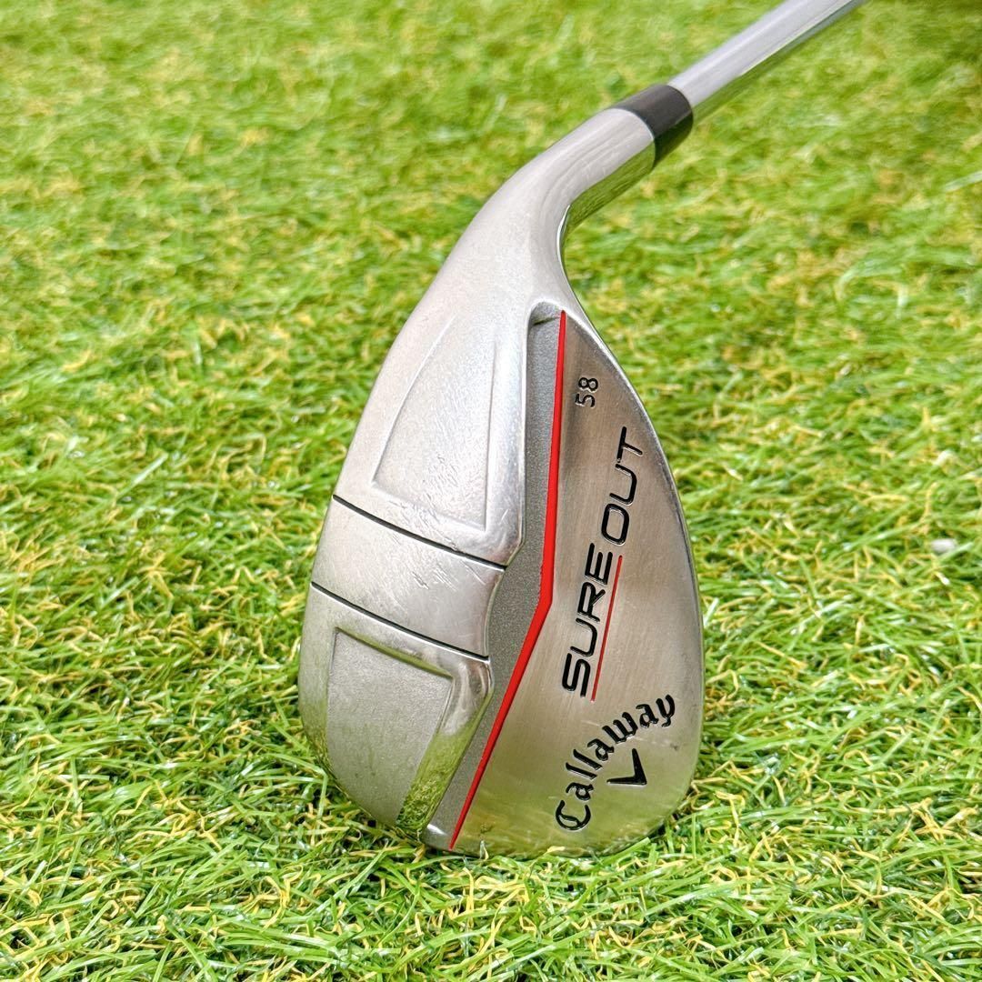 キャロウェイ SURE OUT 58度 ウェッジ フレックスS 【K413】 キャロウェイ SURE OUT 58度 ウェッジ フレックスS 【K413】 - メルカリ