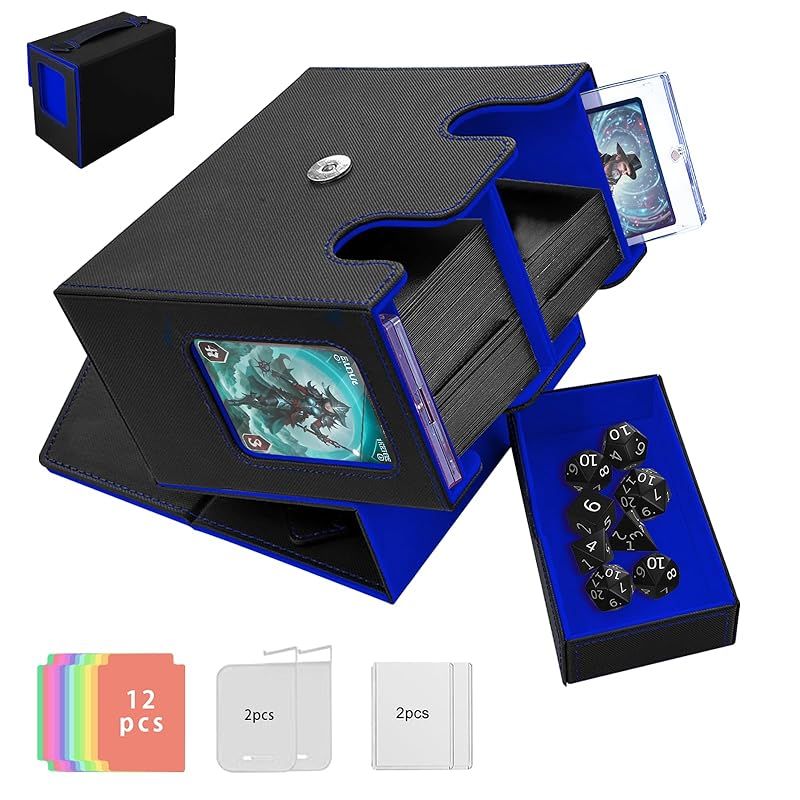 最新の改良モデル】Amonel デッキケース トレカケース トレーディング