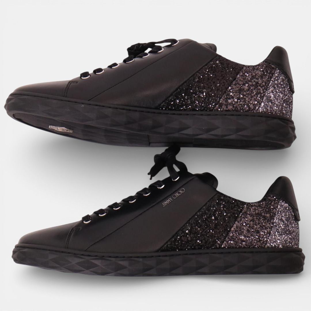 新品未使用】 Jimmy Choo ジミーチュウ メンズ グリッター ナッパー 