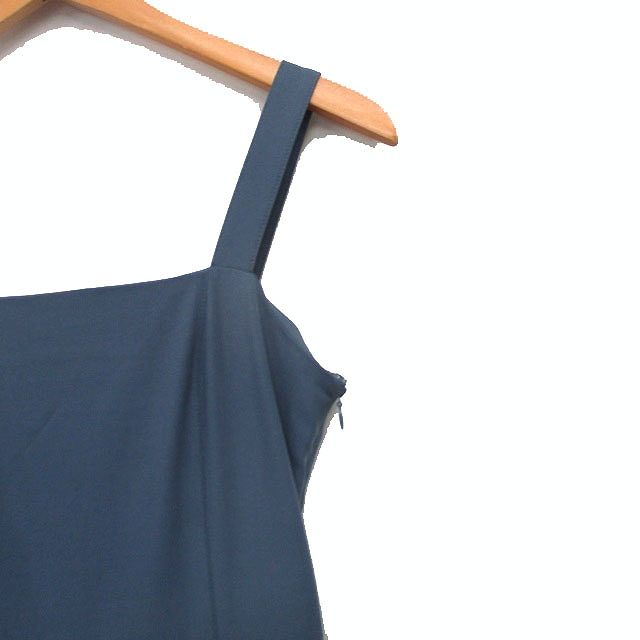 ランダ RANDA ワンピース ノースリーブ ロング シンプル 0 ブルー 青