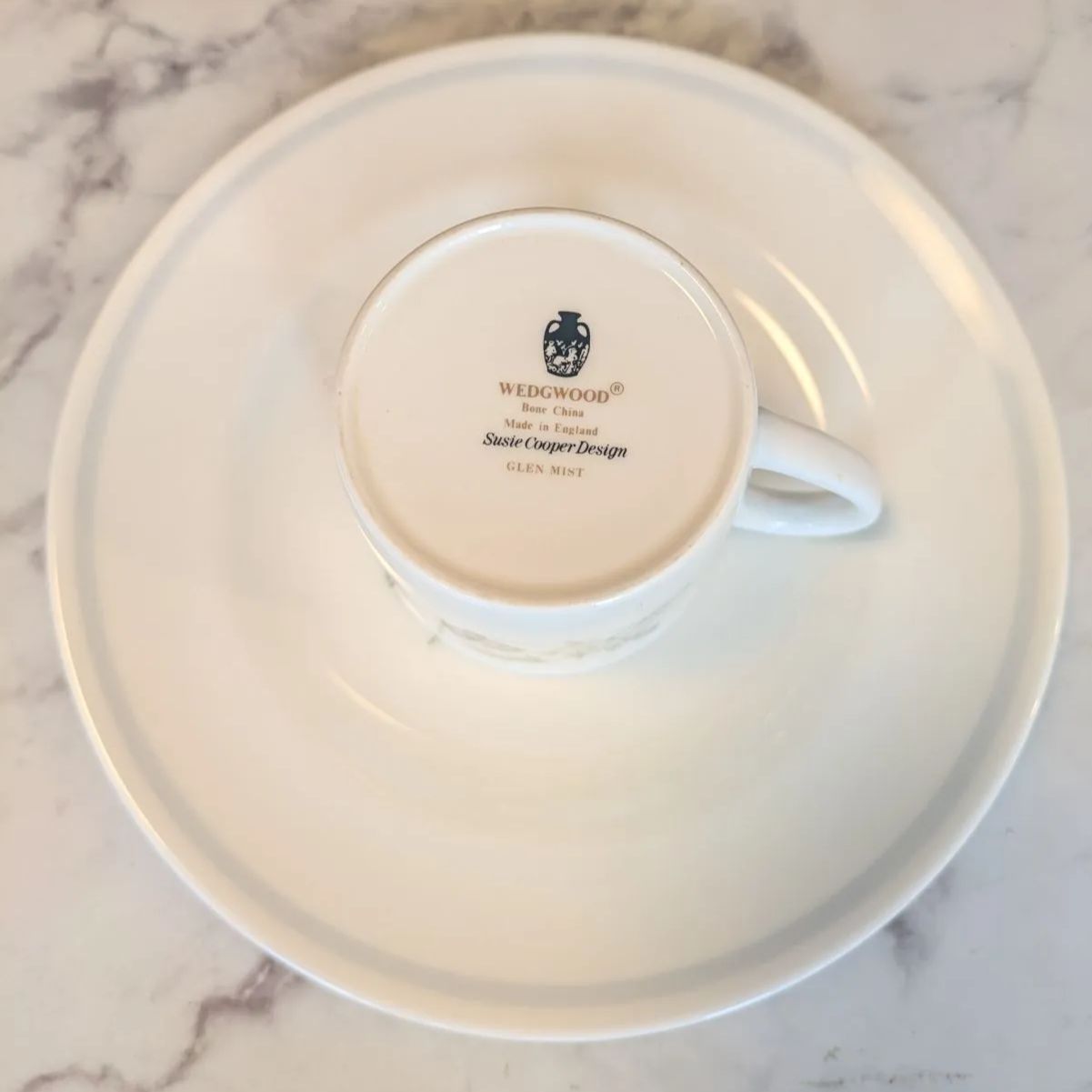 ウエッジウッド スージークーパー グレンミスト カップ＆プレート