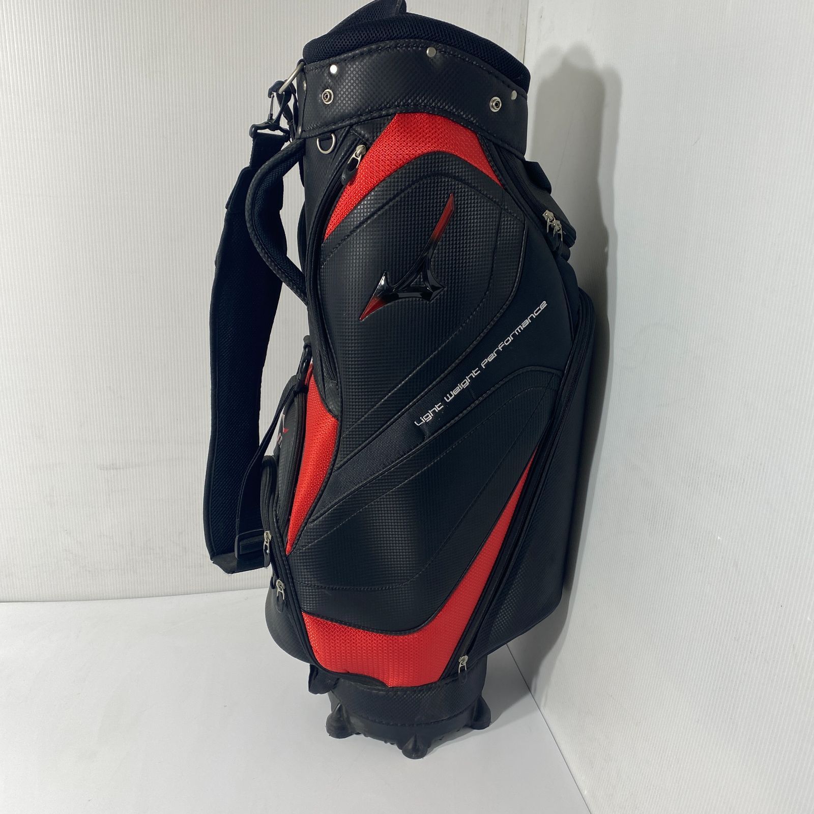 MIZUNO ミズノ キャディーバッグ 8.2インチ 5分割 カバー付きブラック