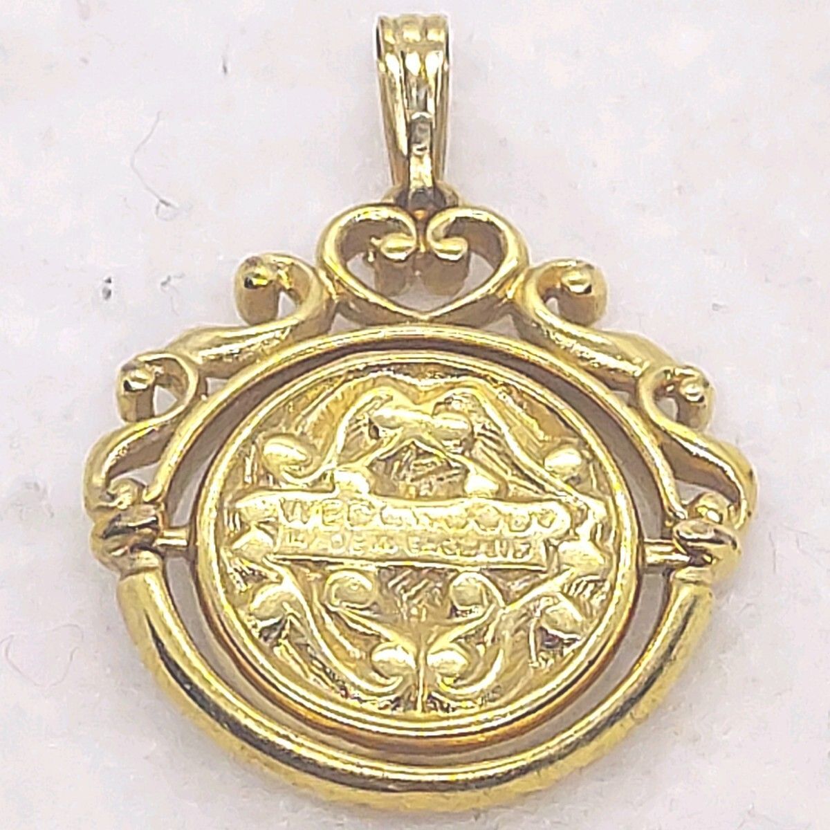 ウェッジウッド ジャスパー カメオ ペンダントトップ ピンク WEDGWOOD