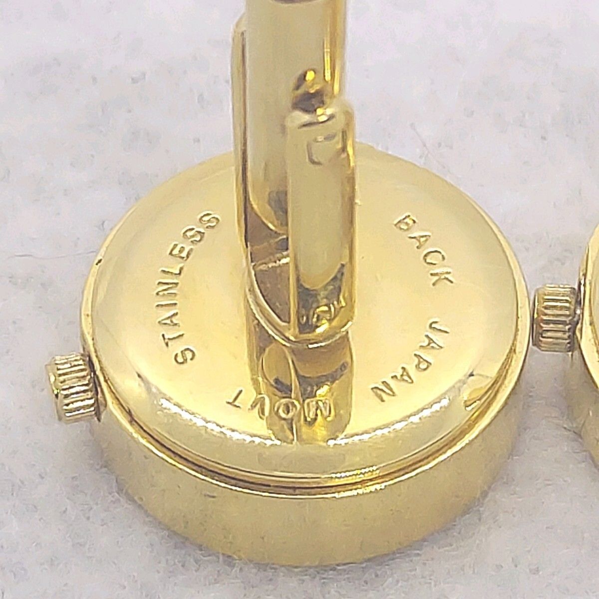 タテオシアン TATEOSSIAN 時計型カフス ゴールドカラー カフリンクス