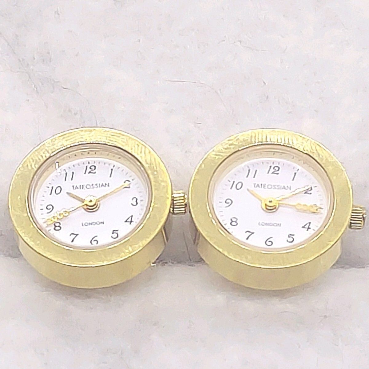 タテオシアン TATEOSSIAN 時計型カフス ゴールドカラー カフリンクス