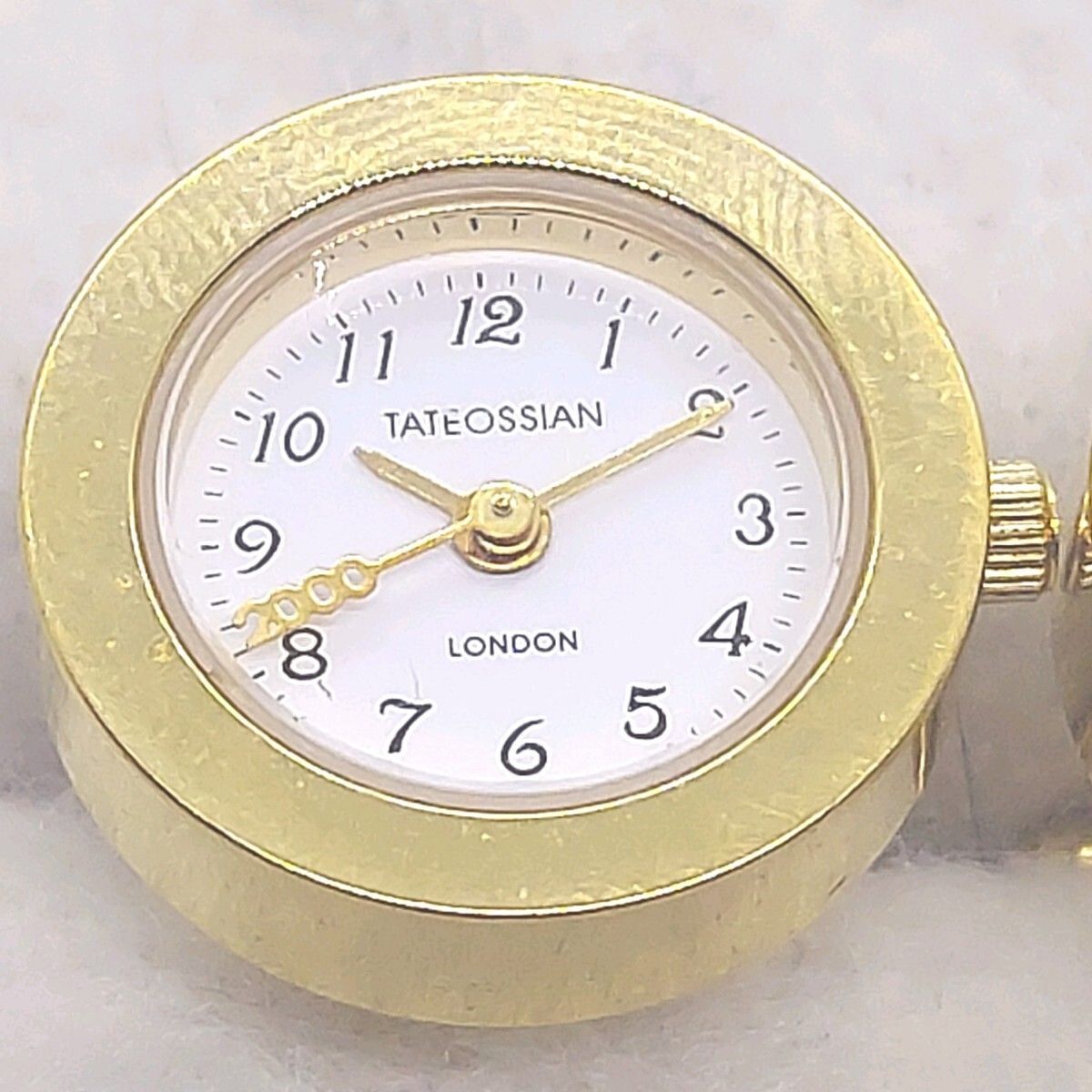 タテオシアン TATEOSSIAN 時計型カフス ゴールドカラー カフリンクス