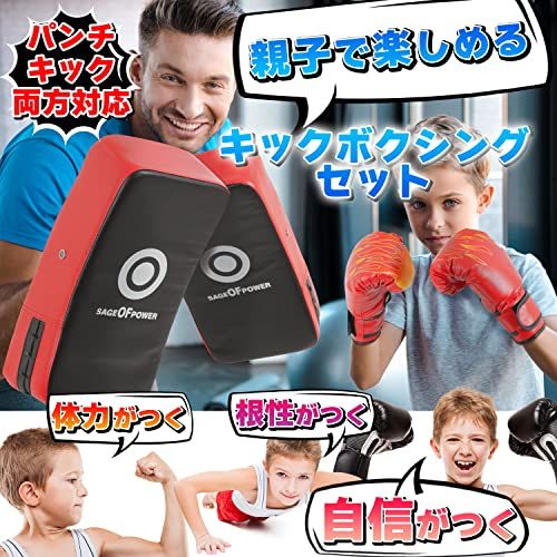 親子で キックボクシング セット 子供用 ボクシンググローブ 1組 大人