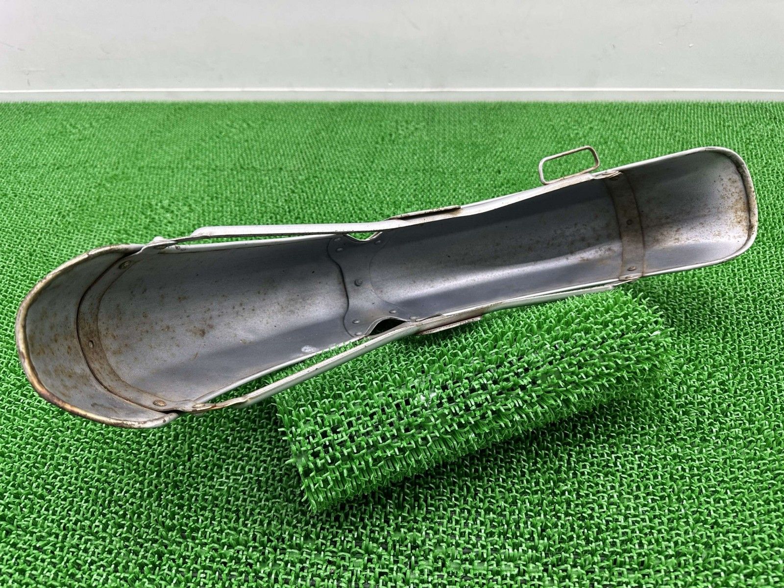 ドリーム50 フロントフェンダー 銀 ホンダ 純正 中古 AC15 DREM50 修復