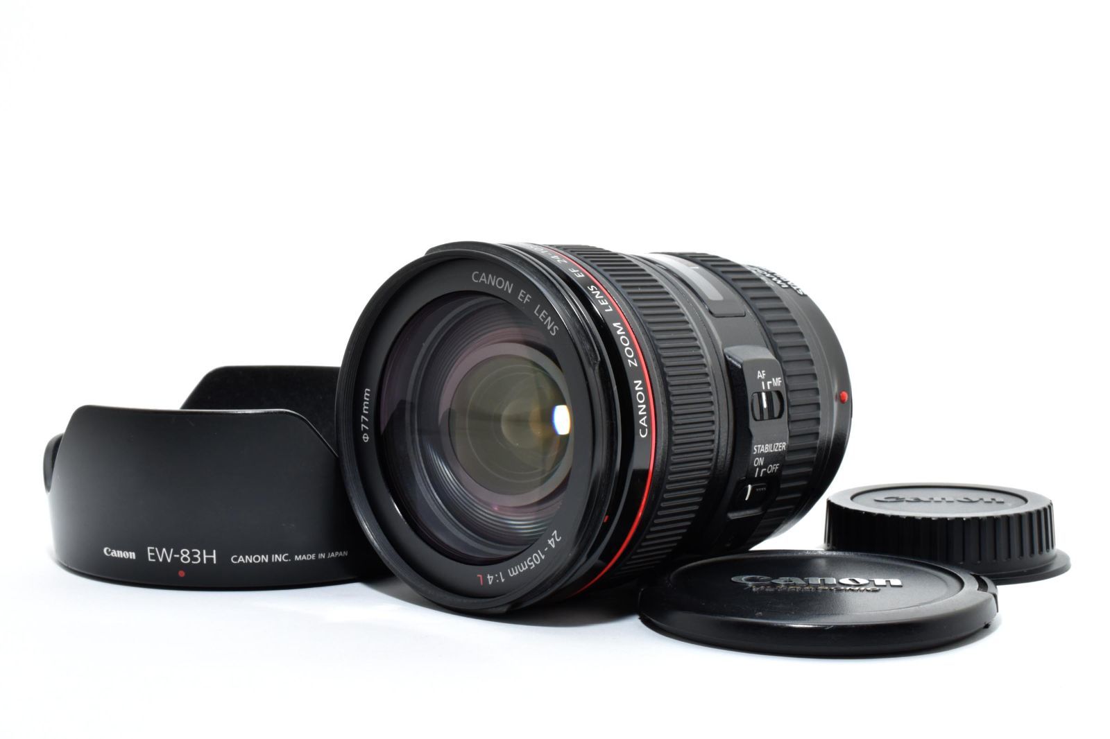 ☆極上☆ キヤノン Canon EF 24-105mm F4L IS USM 《フード・前後