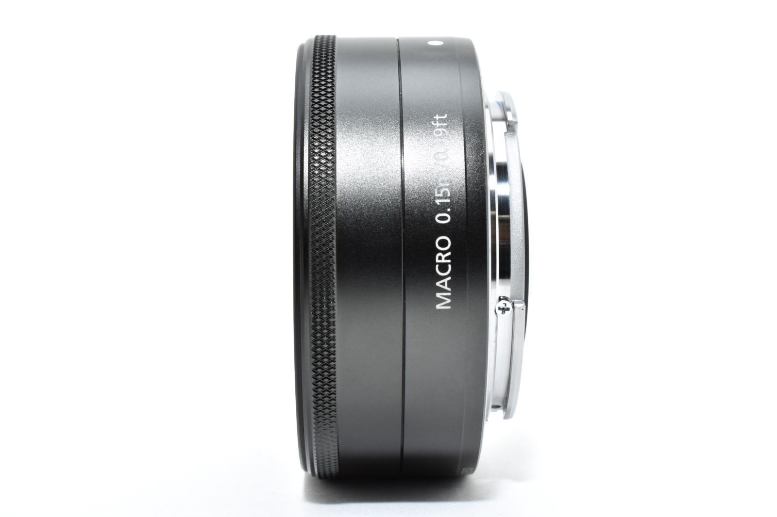 ☆新品級☆ キヤノン Canon EF-M 22mm F2 STM ブラック 《前後キャップ