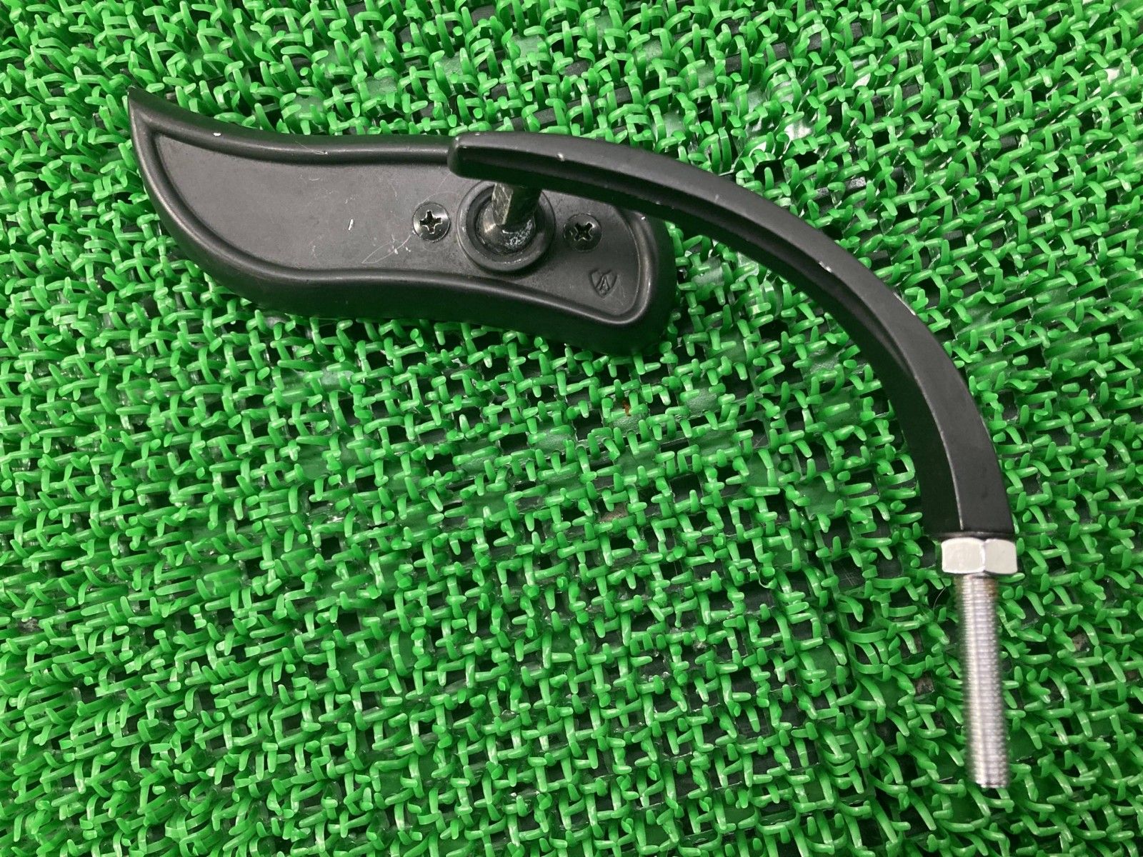 アレンネス製ハーレー ミラー 右 社外 中古 バイク 部品 UPSWEPT アップスウェプト 廃盤 ソフテイル ダイナ スポーツスター tS アレンネス製ハーレー ミラー 右 社外 中古 バイク 部品 UPSWEPT