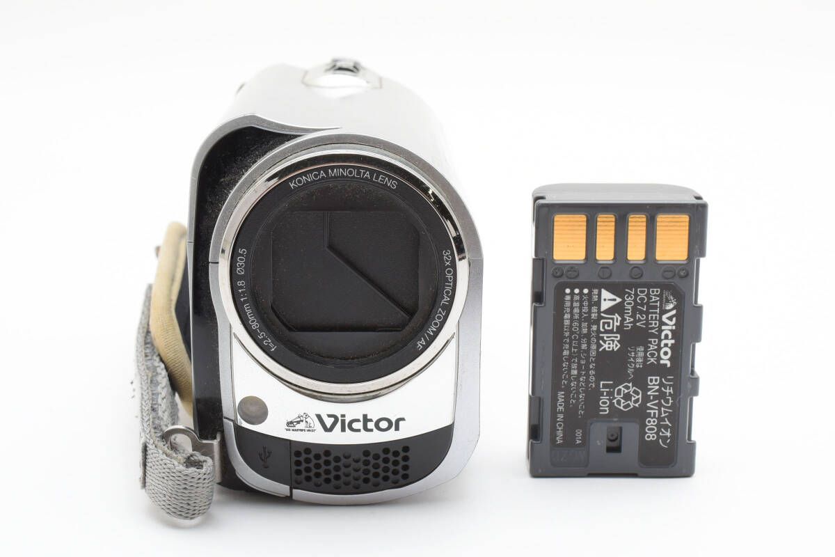☆訳あり大特価☆Victor ビクター GZ-MG330-S ビデオカメラ #4162W018