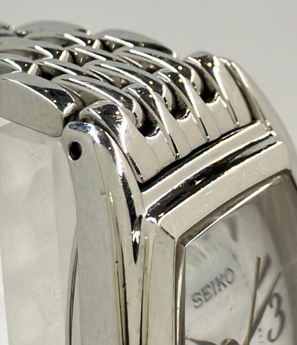 セイコー 腕時計 エクセリーヌ V117-0AS0 ソーラー ホワイト