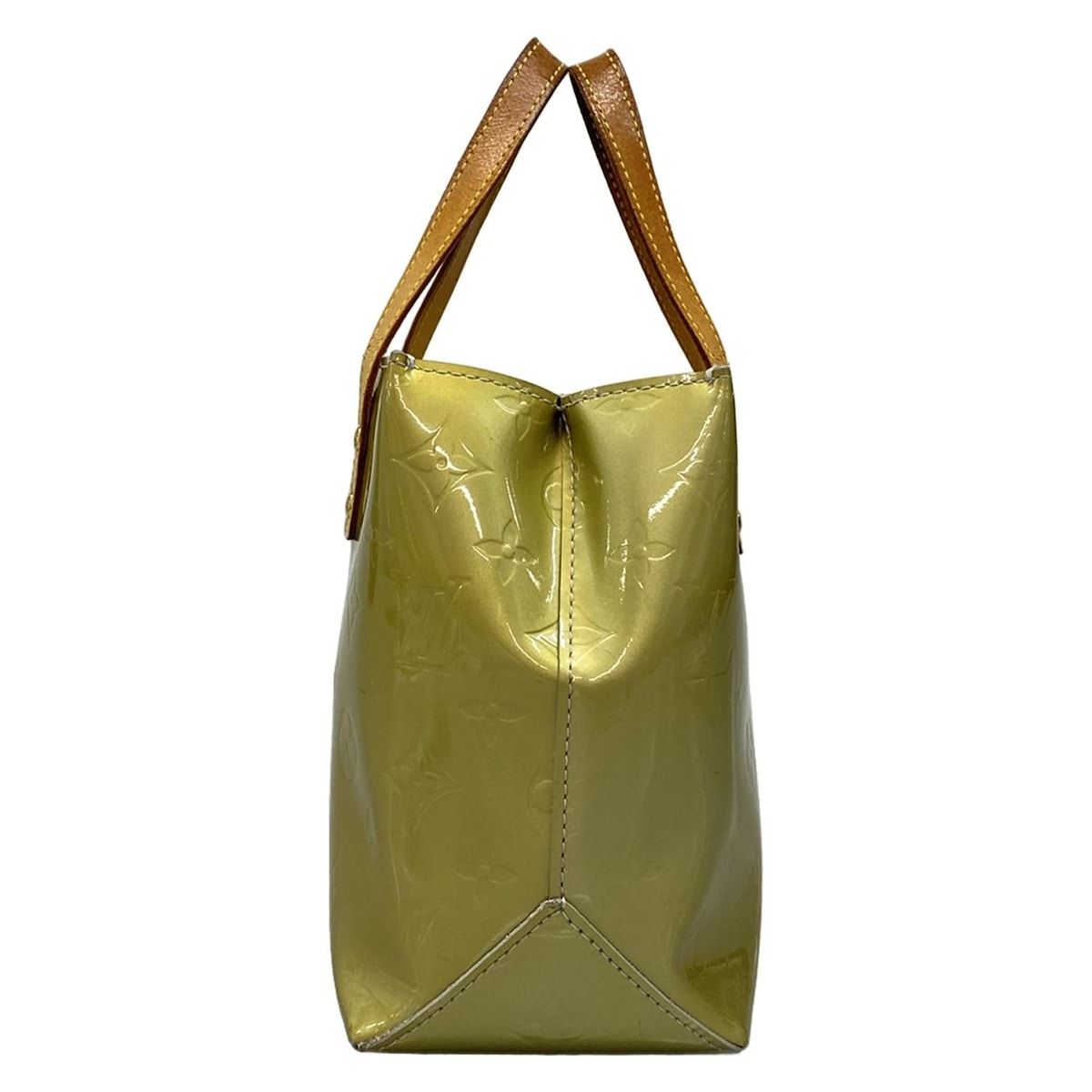 ルイヴィトン　モノグラム　ヴェルニ リードGM M91140 レザー　イエロー ルイヴィトン モノグラム ヴェルニ リードGM M91140 レザー イエロー