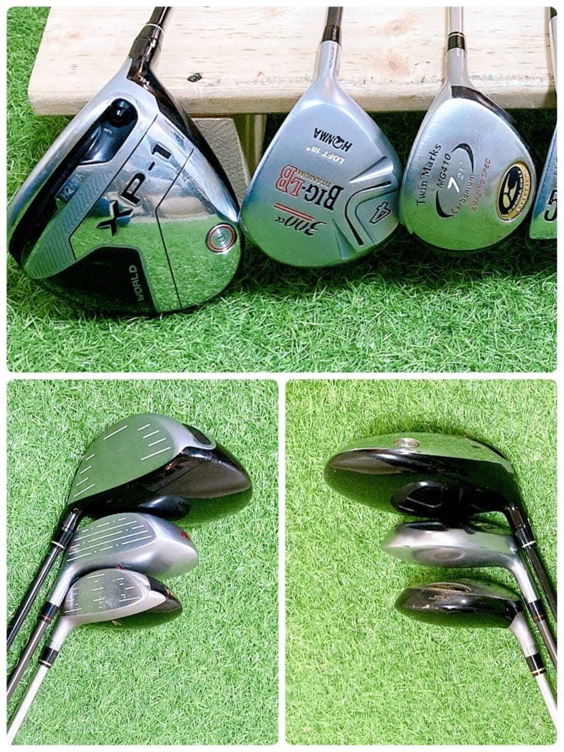 M6.ホンマ　初心者オススメ　ゴルフクラブ　メンズセット　右利き　13本 M6 ホンマ 初心者オススメ ゴルフクラブ メンズセット 右利き 12本