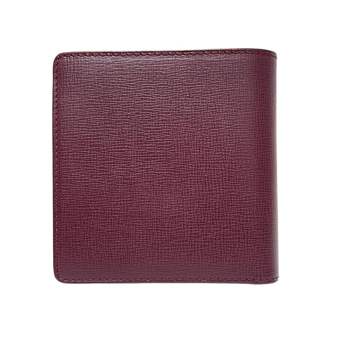Cartier(カルティエ) 2つ折り財布美品 マストライン ボルドー レザー