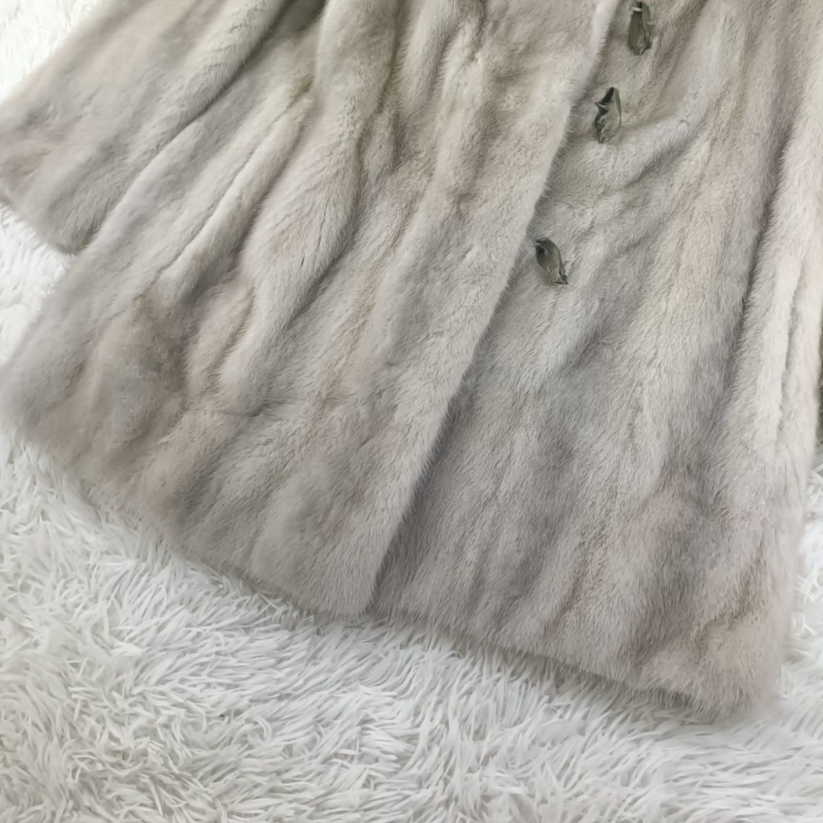 サガミンク 着丈76cm サファイアミンク ファーコート ミンクコート