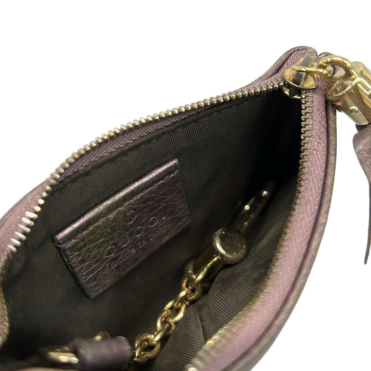 GUCCI(グッチ) コインケース ソーホー 354358 パープル キーリング付き