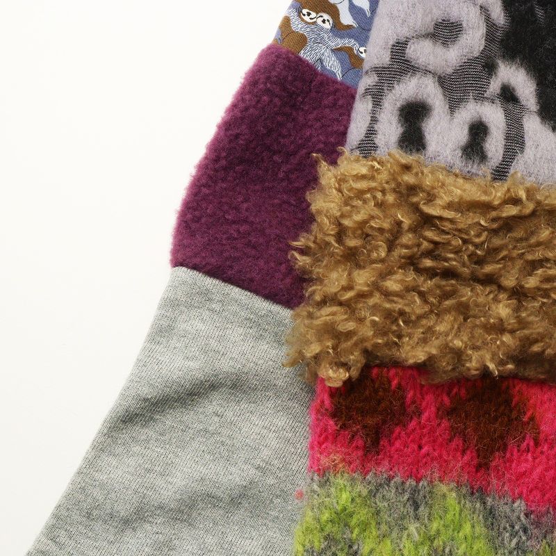 マーブルシュッド marble SUD アニマルマフラー パンダ ｜グレー