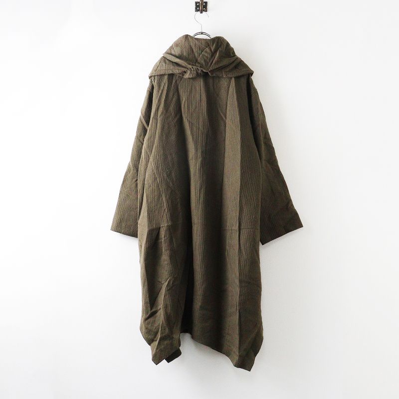 センソユニコ Sensounico 慈雨 ジウ ウール切替 ショールカラーロング